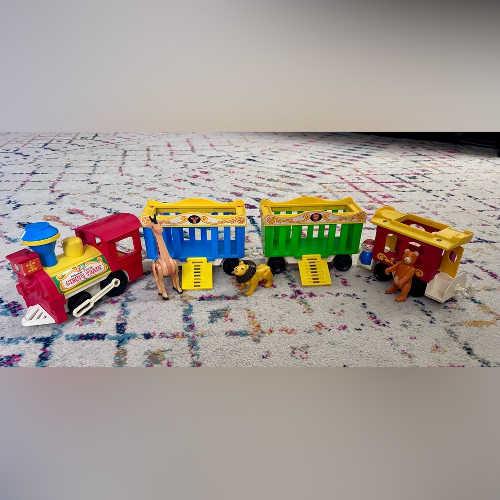 Vintage Fisher Price Circus Train set